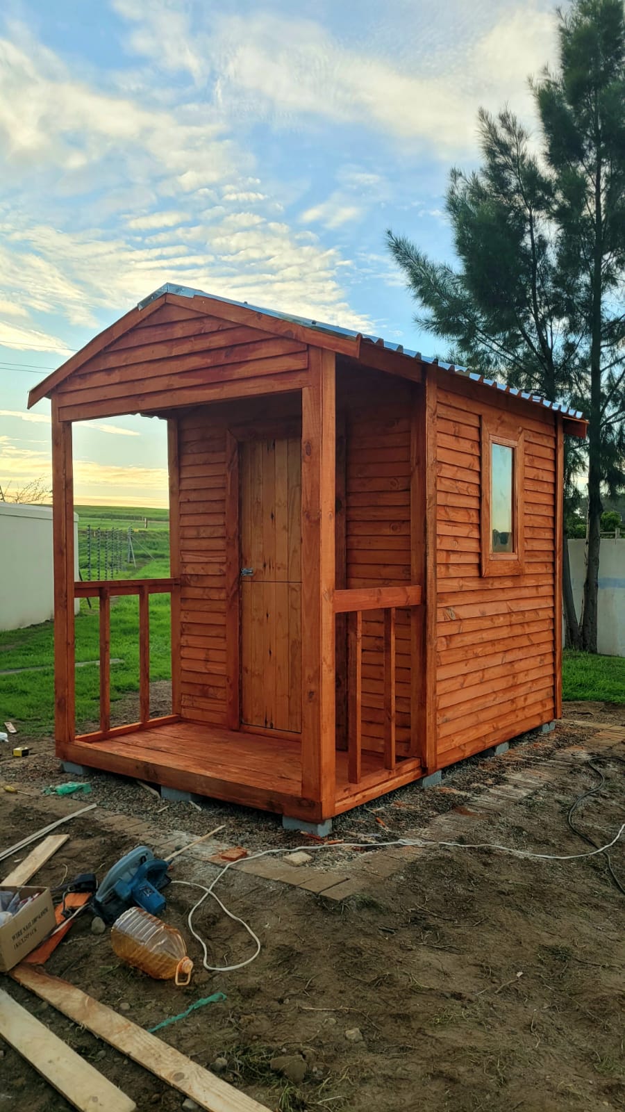 timber / pitch roof & porch project by World Wendys
